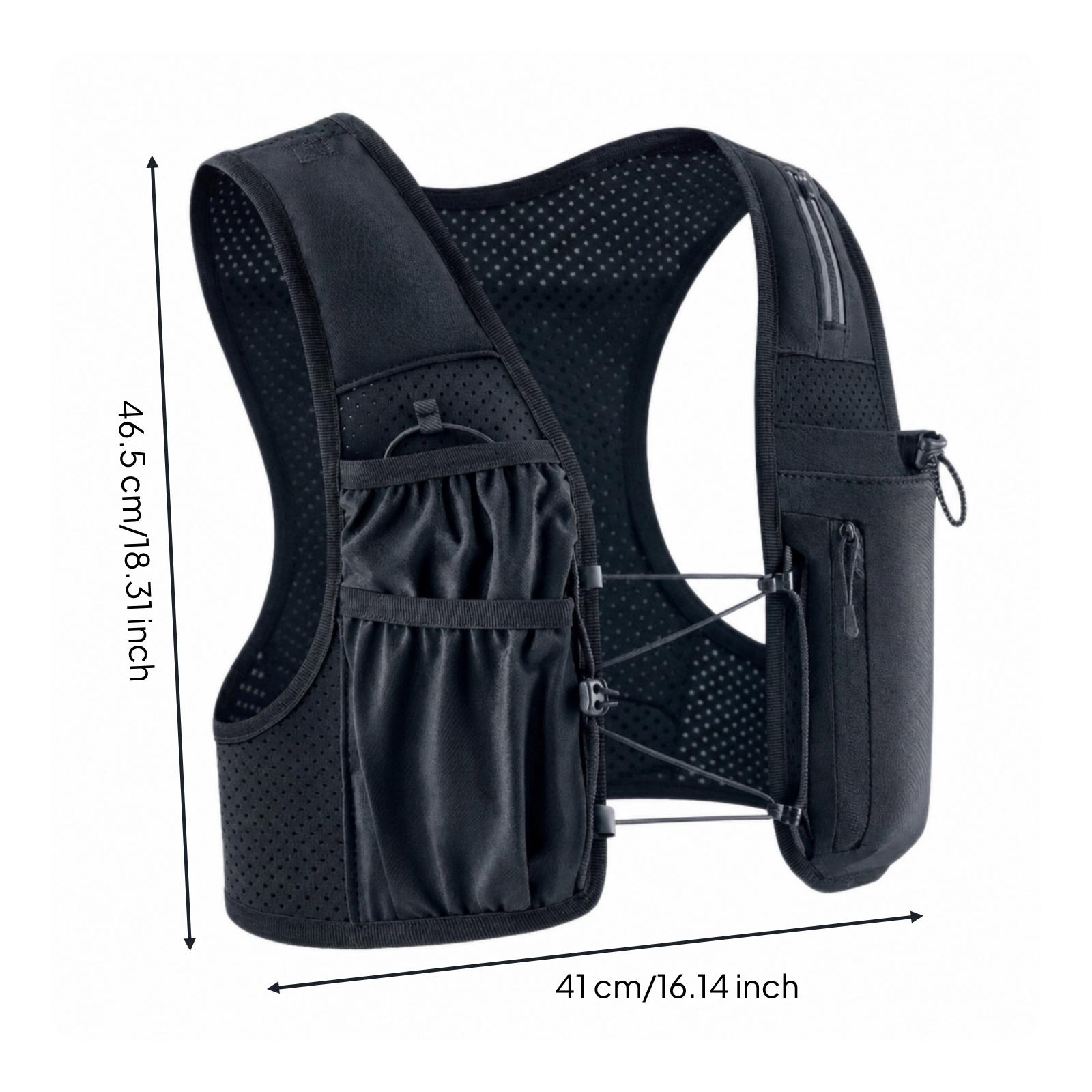 Running Gear Hydration - Gilet d'hydratation léger et réfléchissant pour