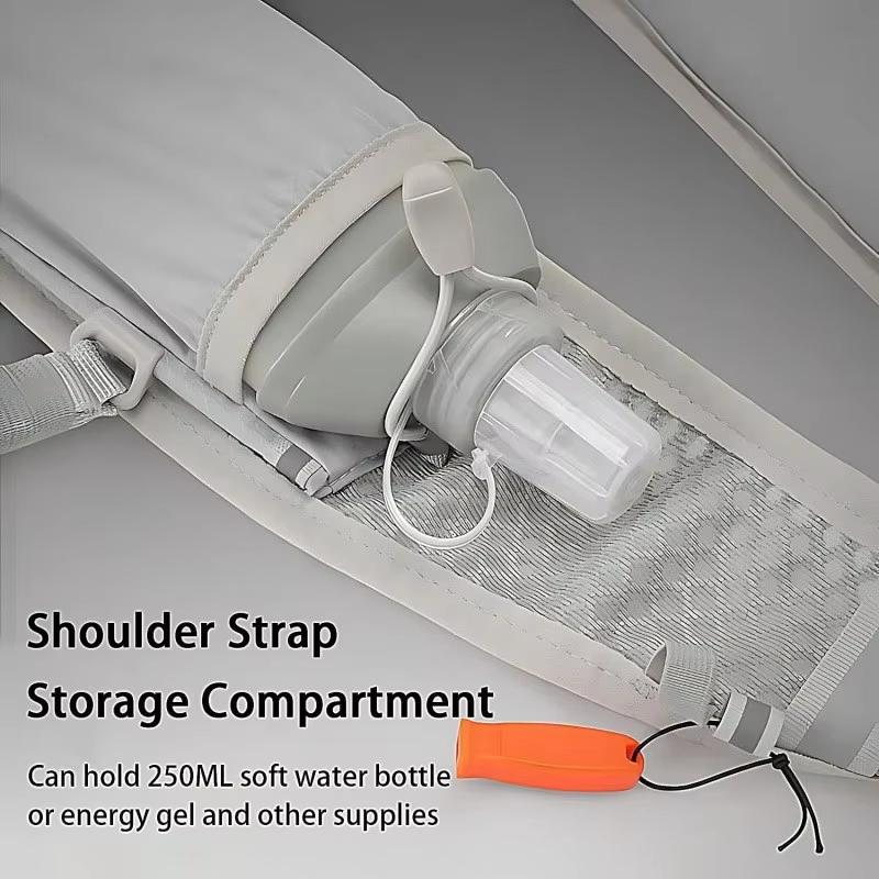 Running Gear Hydration - Gilet d'hydratation réfléchissant léger pour la