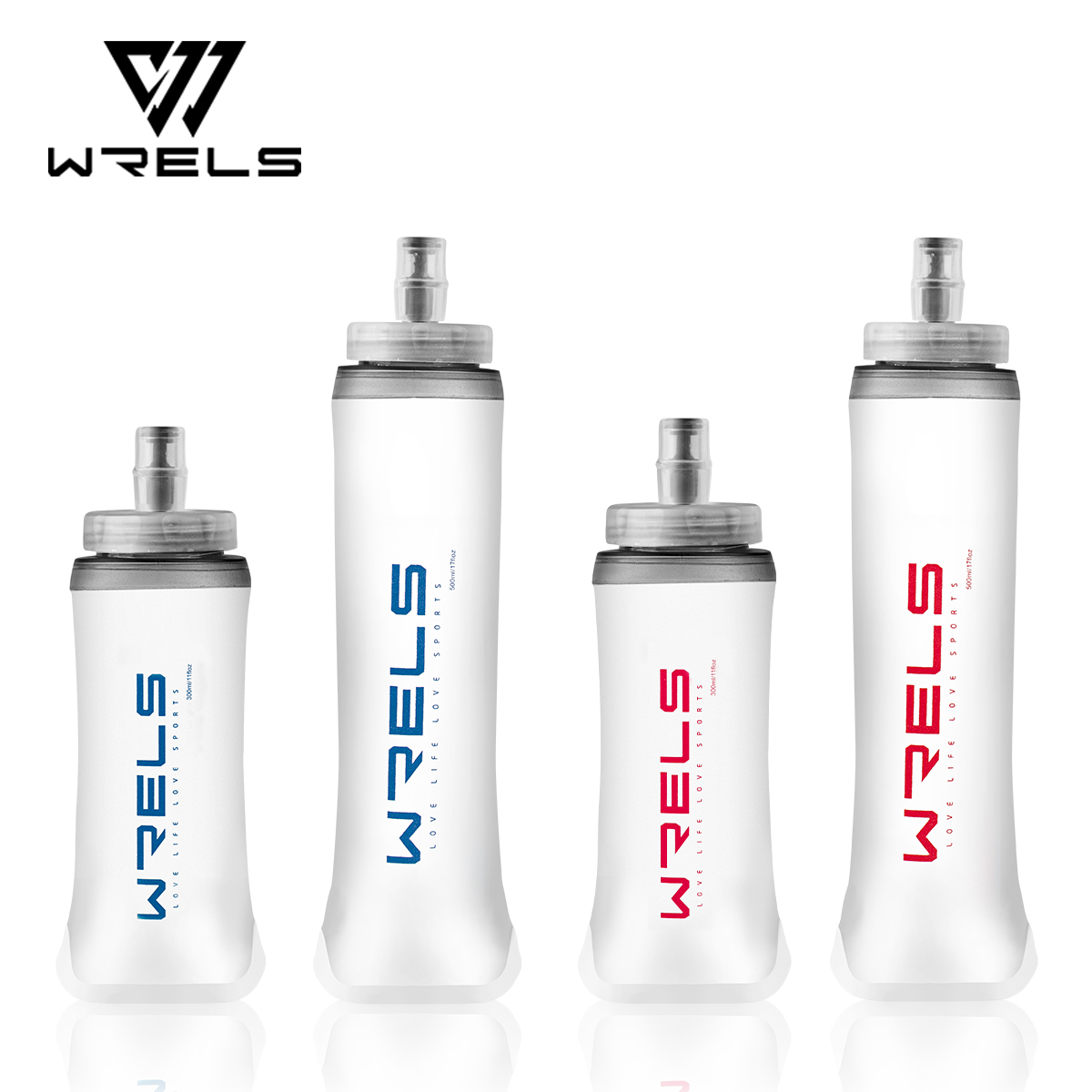 Running Gear Water - Bouteille souple WRELS en TPU, anti-fuite,