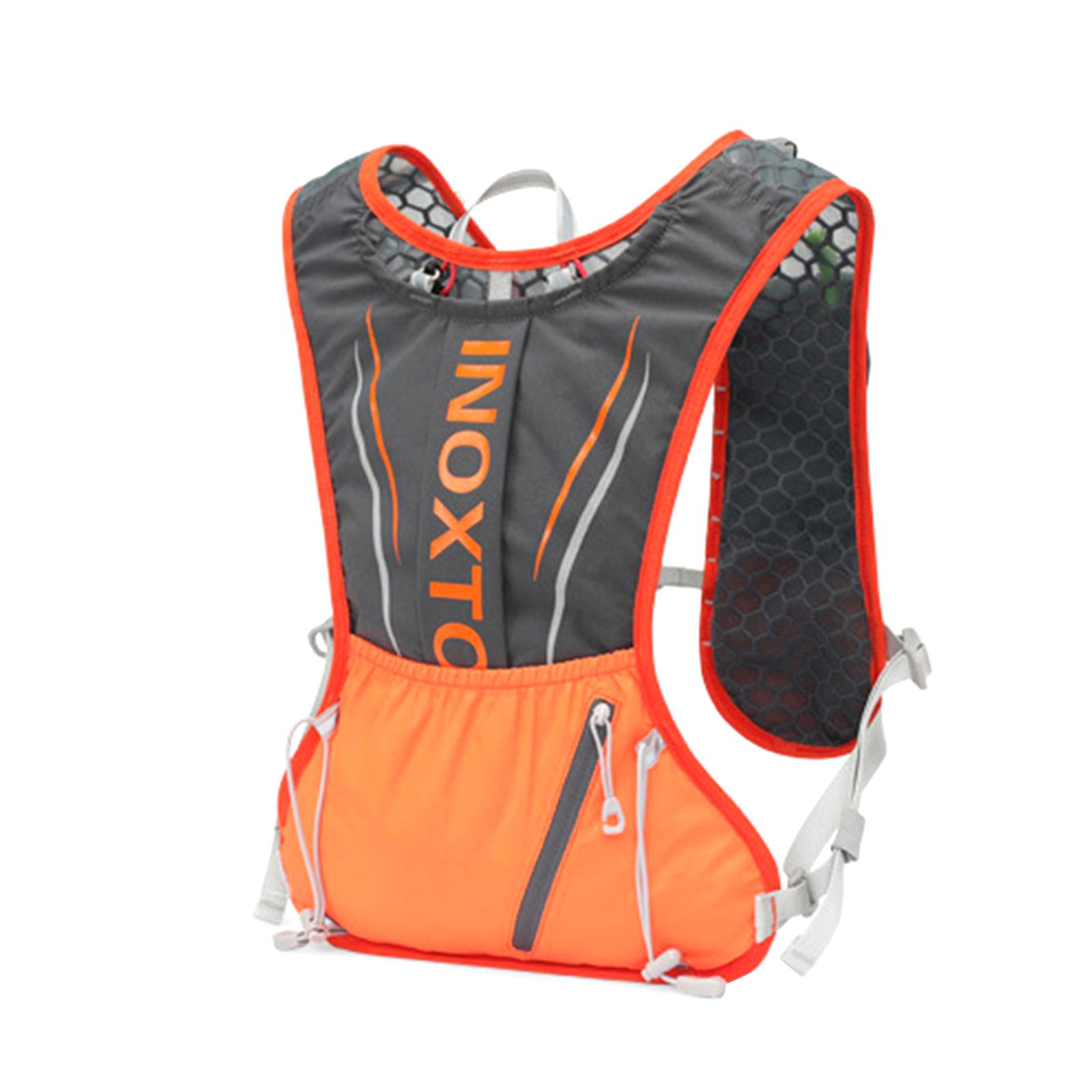 Running Gear Hydration - Gilet de course réglable multi-poches, sac