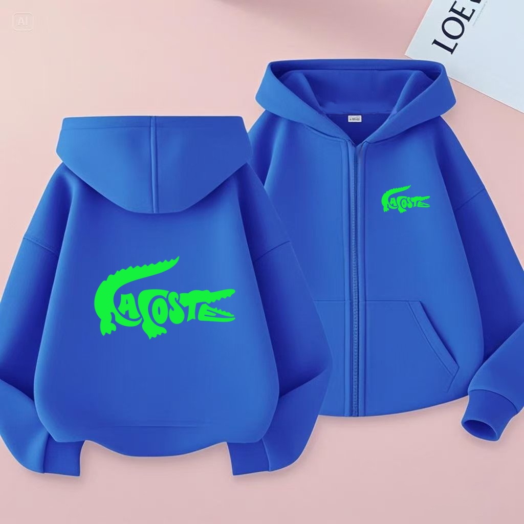 Running Gear Kids - Sweat-shirt à capuche zippé à manches