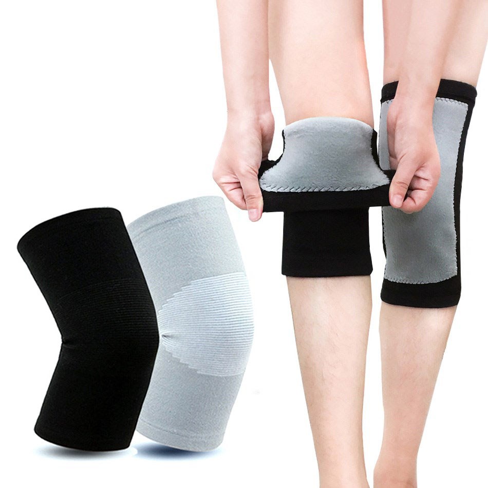 Running Gear Winter Men - WOSWEIR-Genouillères Chaudes en Charbon de Bambou