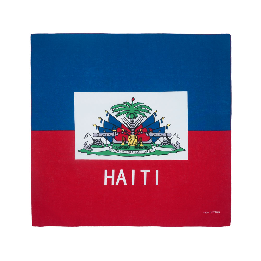 Running Gear Gifts For Women - Haïti drapeau Bandana 100% coton femmes