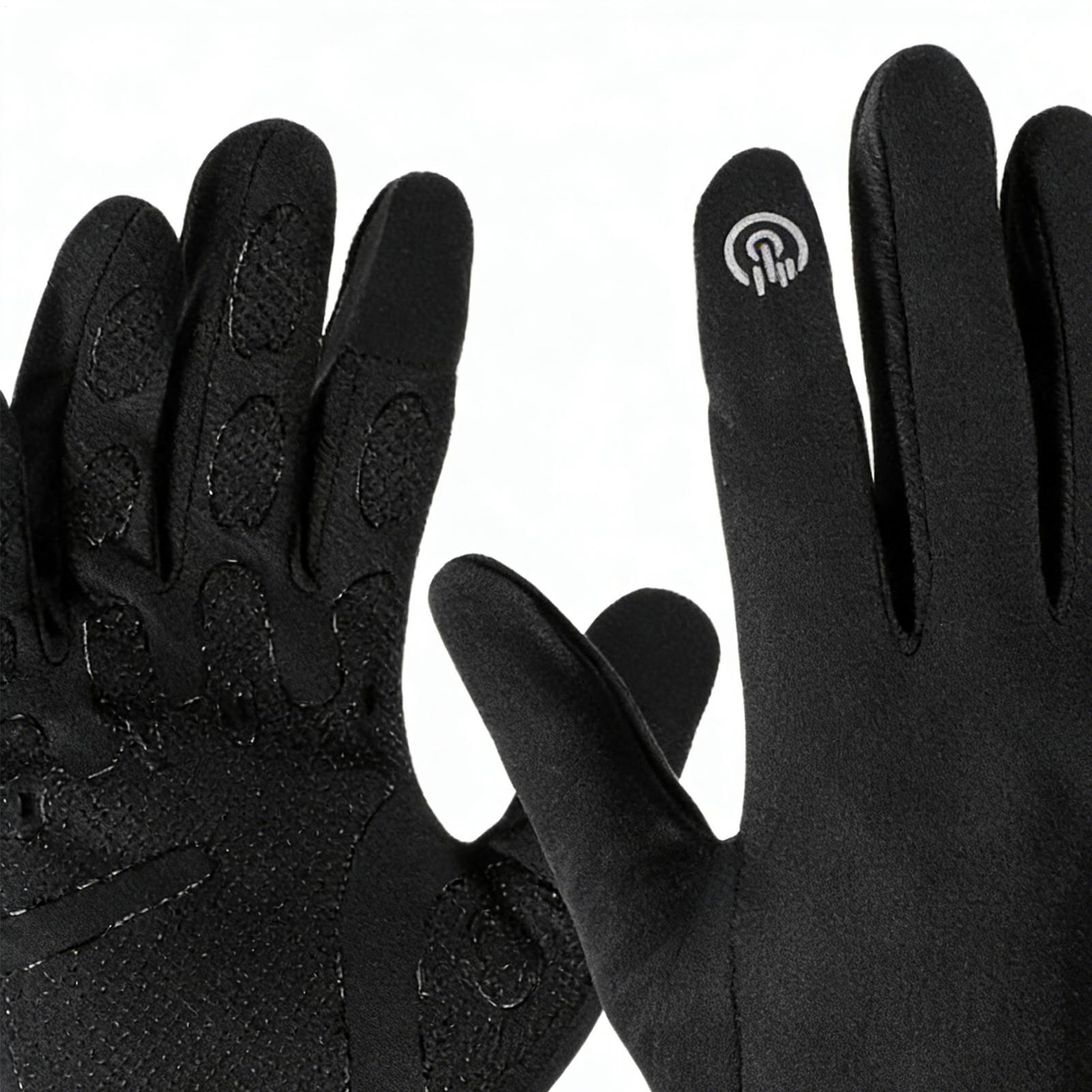 Running Gear In The Cold - Gants de cyclisme chauds, doigt complet,