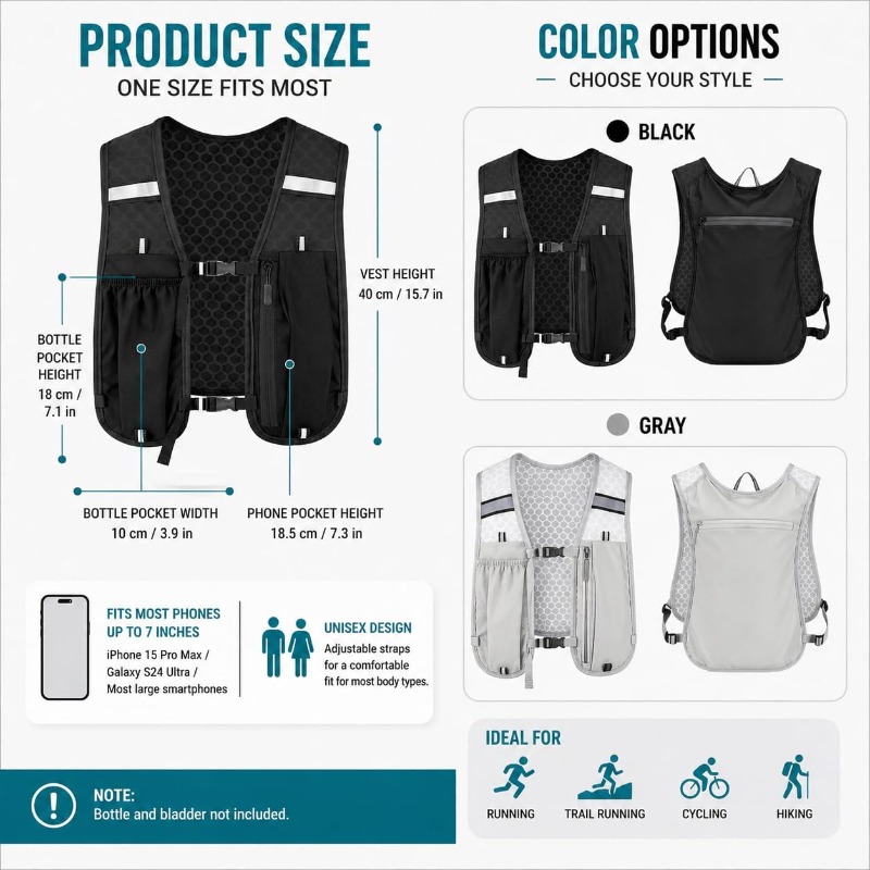 Gilet réfléchissant léger pour - Running Gear Winter Men avis et prix