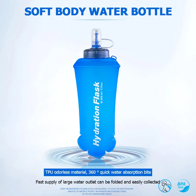 250/500/750ml TPU bouteille de - Running Gear Water avis et prix