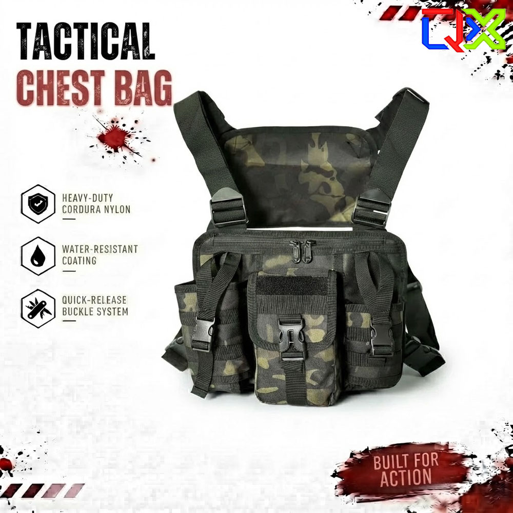 Sac de poitrine tactique QX, m - Running Gear Hydration avis et prix