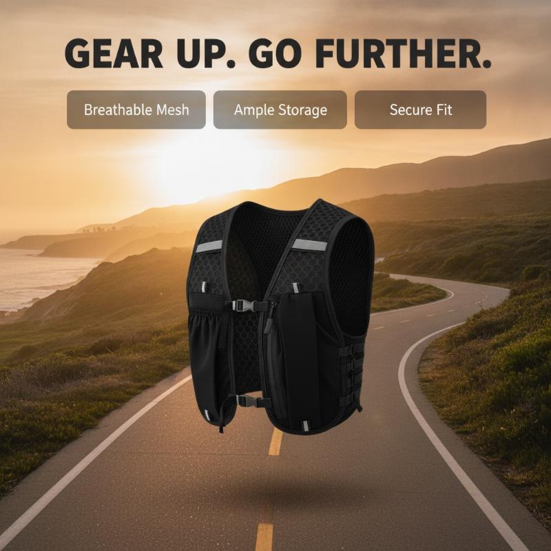Nouveau gilet de course unisex - Running Gear For Marathon avis et prix