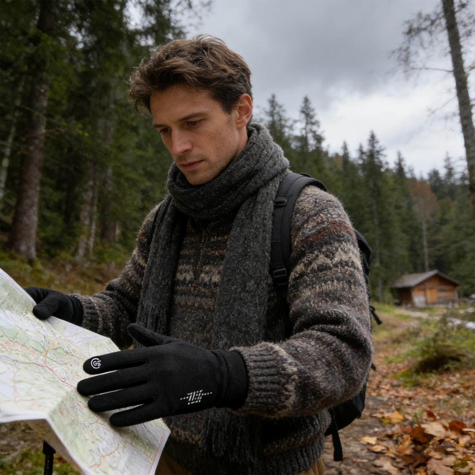 Gants de cyclisme chauds, doig - Running Gear In Cold Weather avis et prix