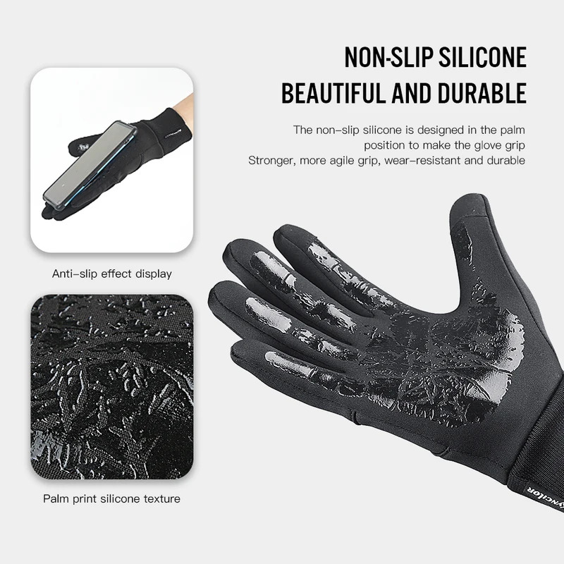Gants de cyclisme d'hiver pour - Running Gear Winter Men avis et prix